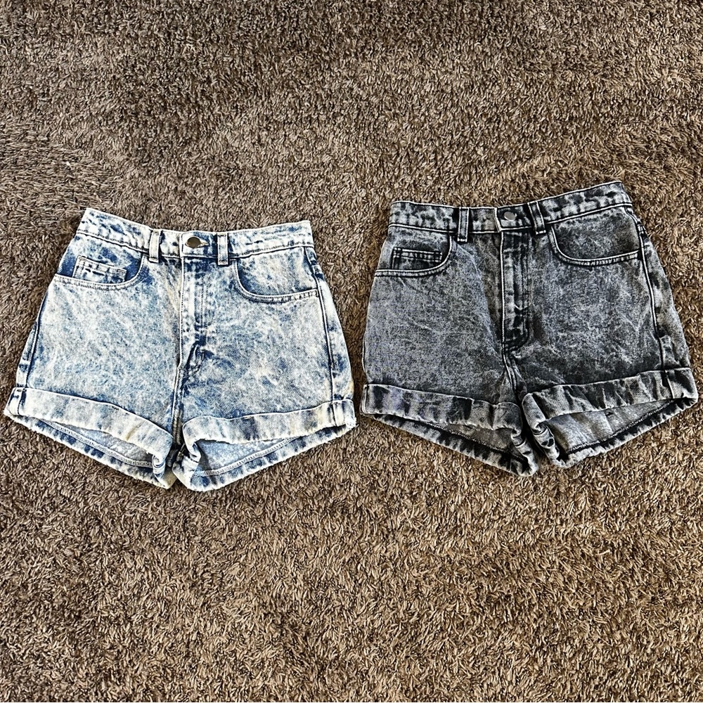 American Apparel sz 26 denim short lot